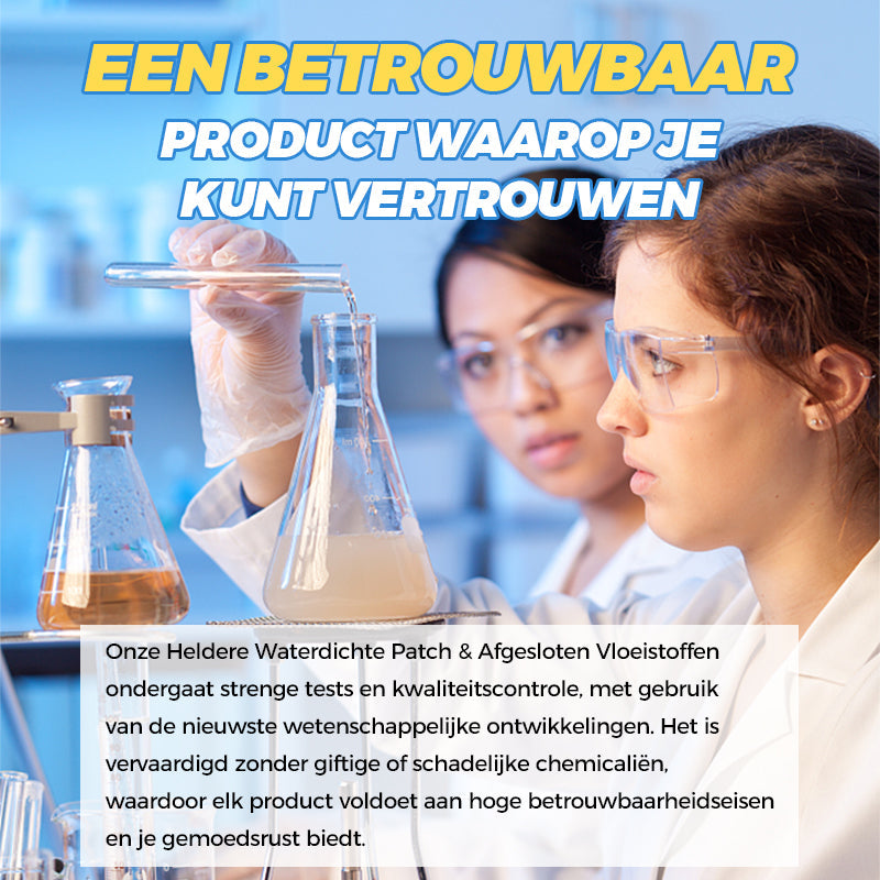 Transparante waterdichte coating, waterdichte kit