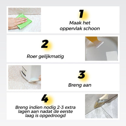 Transparante waterdichte coating, waterdichte kit