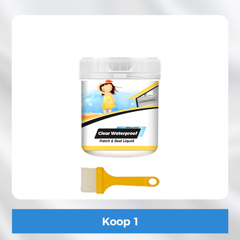 Transparante waterdichte coating, waterdichte kit