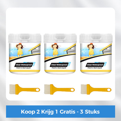 Transparante waterdichte coating, waterdichte kit