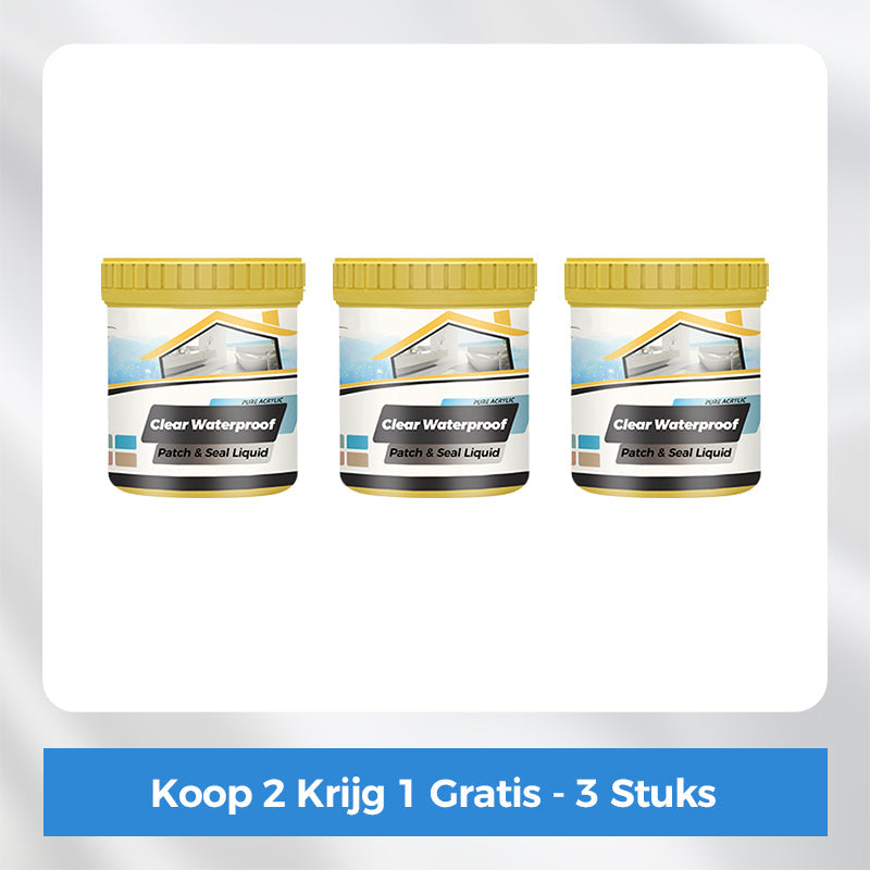 Transparante waterdichte coating, waterdichte kit