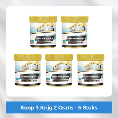 Transparante waterdichte coating, waterdichte kit