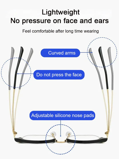 ClearSight™ Unisex – Ultralichte Bril met Anti-Blauw Licht Bescherming & Leeshulp | 1+1 GRATIS