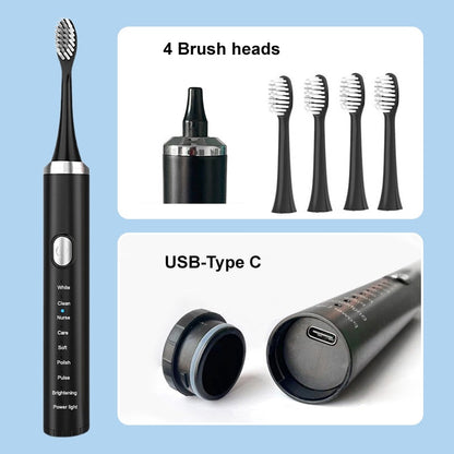 SonicBright™ elektrische tandenborstel met 8 standen