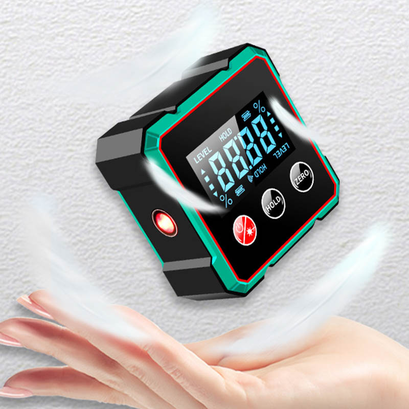 Laserpro – 4-Zijdige Magnetische Digitale Hoekmeter met Laser (optie) | 50% KORTING