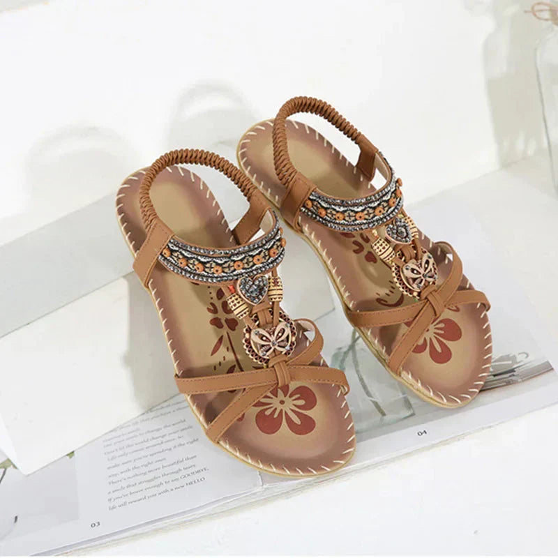 Nieuwe sandalen in bohemian-stijl