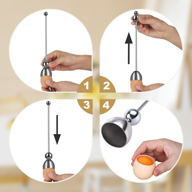 EggMaster™ – Eiersnijder van roestvrij staal | 1+2 GRATIS