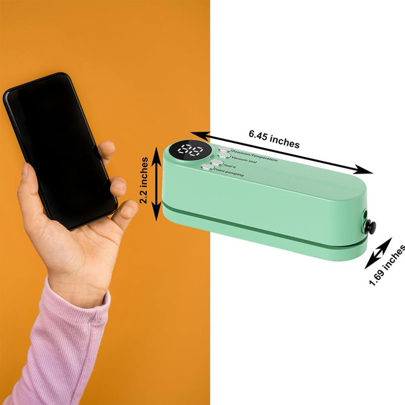 SealMate™ – Compacte draadloze vacuümsealer | 50% KORTING