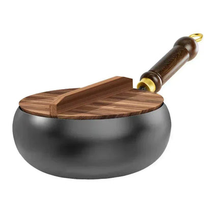 Premium Gesmede Stalen Wok – Ontketen de Meesterschap van Smaak