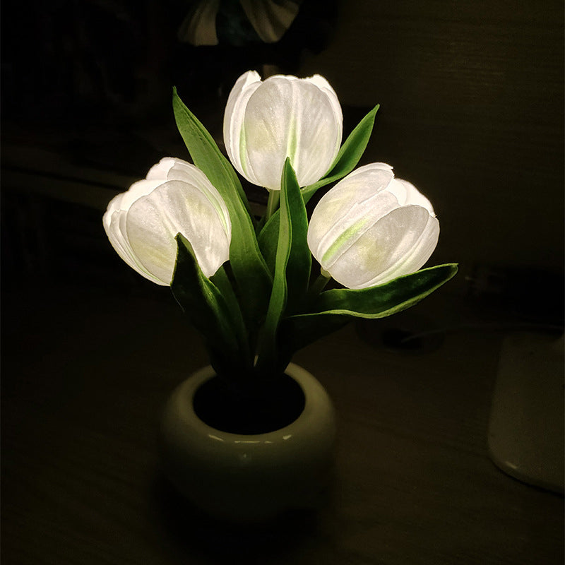 LumaBloom – LED Tulp Nachtlamp Tafellamp
