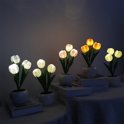 LumaBloom – LED Tulp Nachtlamp Tafellamp