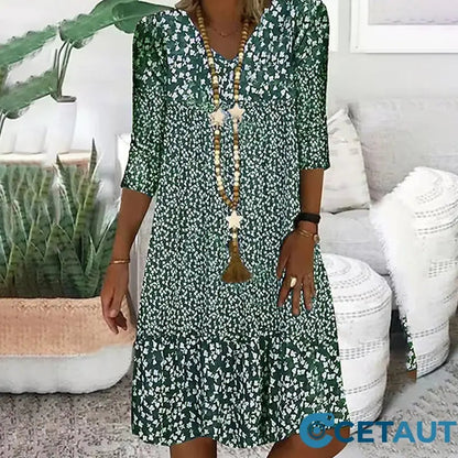 EleganzaV – Dames V-halsjurk | 50% korting