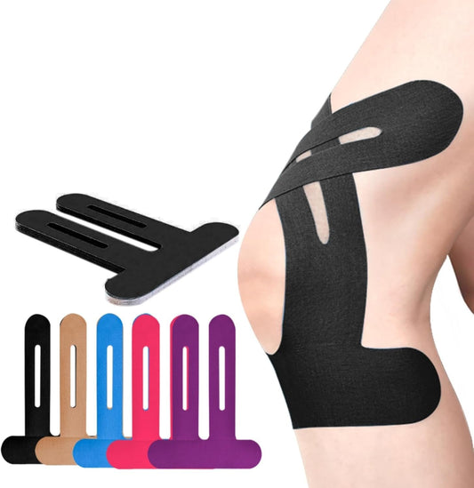 KneeFlex™ – Voorgesneden kinesiologietape voor knieën (6 rollen) | 50% korting
