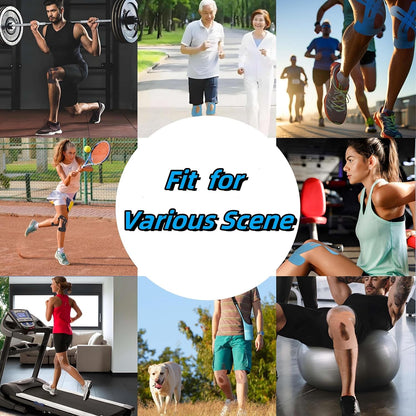 KneeFlex™ – Voorgesneden kinesiologietape voor knieën (6 rollen) | 50% korting