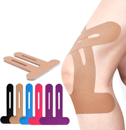 KneeFlex™ – Voorgesneden kinesiologietape voor knieën (6 rollen) | 50% korting