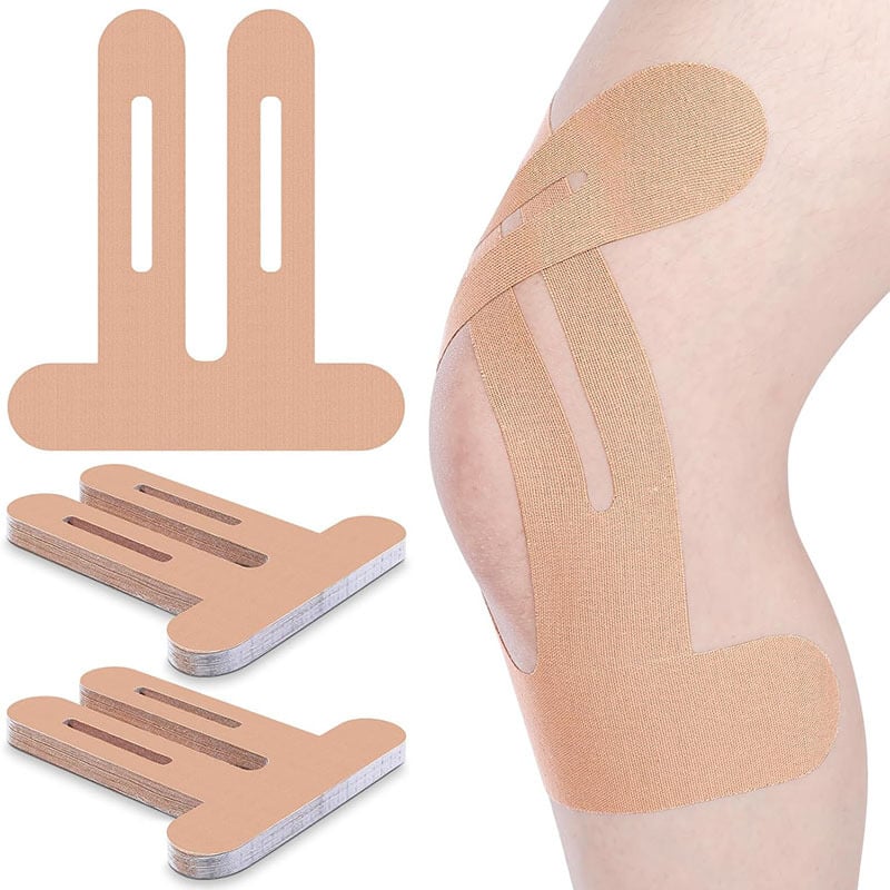 KneeFlex™ – Voorgesneden kinesiologietape voor knieën (6 rollen) | 50% korting