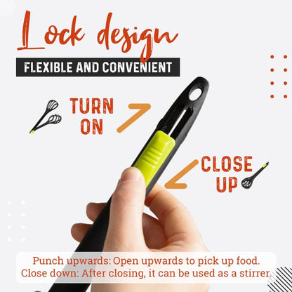 ChefGrip™ – 3-in-1 Keukentang voor Kloppen, Scheppen & Serveren | 1+2 GRATIS