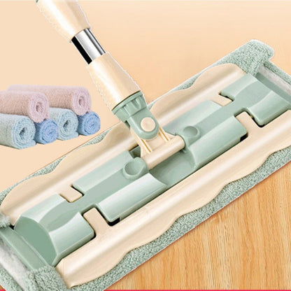 EasyWish™ – De slimme vlakke dweil met roestvrijstalen steel voor moeiteloos schoonmaken | 50% KORTING