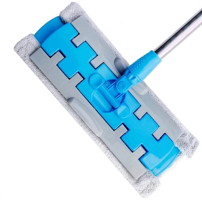 EasyWish™ – De slimme vlakke dweil met roestvrijstalen steel voor moeiteloos schoonmaken | 50% KORTING