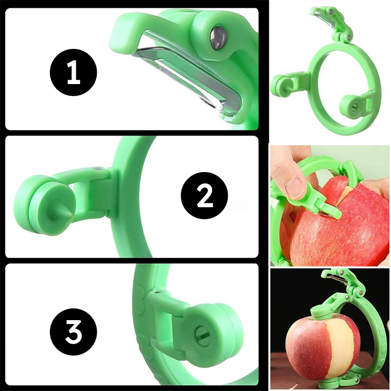 PeelMaster™ – Universele handmatige appelschiller | 1+2 GRATIS