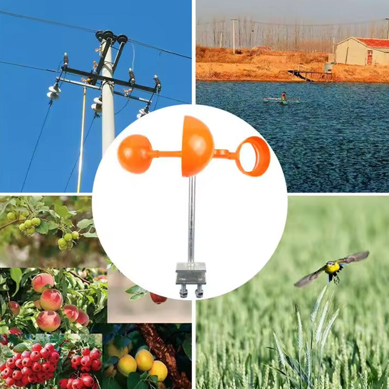 Vogelverschrikker reflector & windmachine met geluid