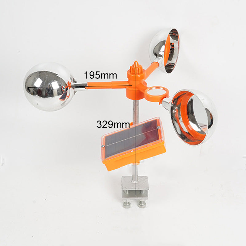 Vogelverschrikker reflector & windmachine met geluid