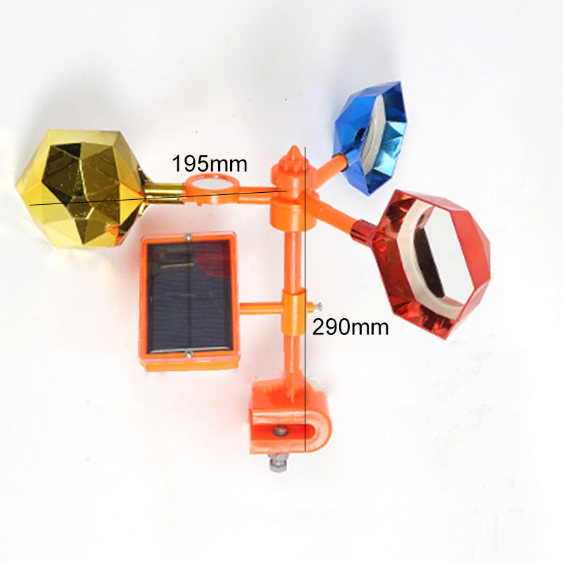 Vogelverschrikker reflector & windmachine met geluid