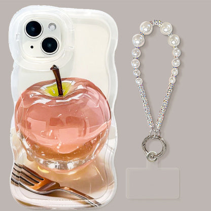 ClearCore™ – Apple Muster Transparente Handyhülle für iPhone mit stylischem Schutz | 1+1 GRATIS