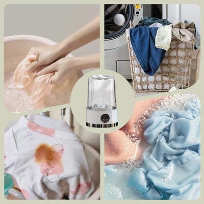 FlexiWash™ – Draadloze Mini-Wasmachine voor Onderweg | 50% KORTING