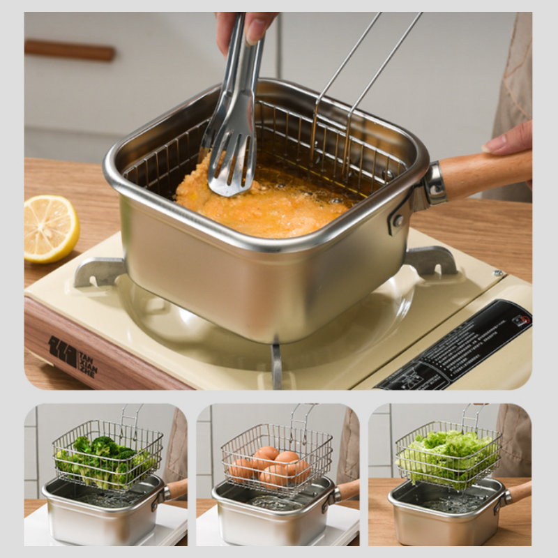 CookMaster™ – roestvrijstalen fornuis en frituurpan