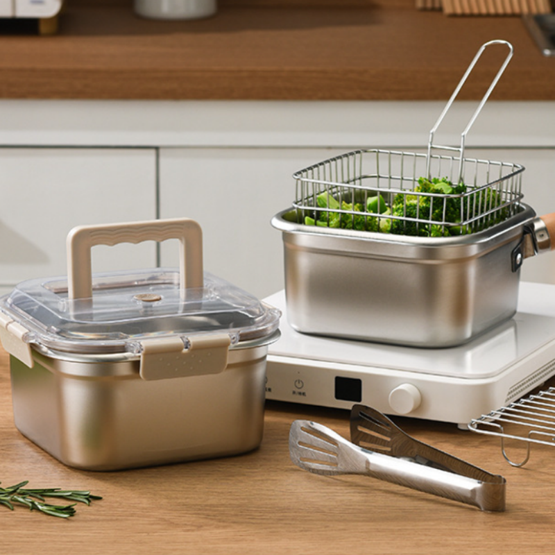 CookMaster™ – roestvrijstalen fornuis en frituurpan