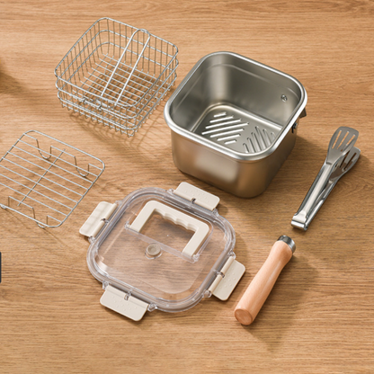 CookMaster™ – roestvrijstalen fornuis en frituurpan