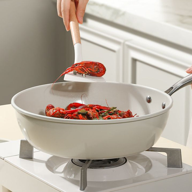 GiftChoice – Witte keramische antiaanbakpan