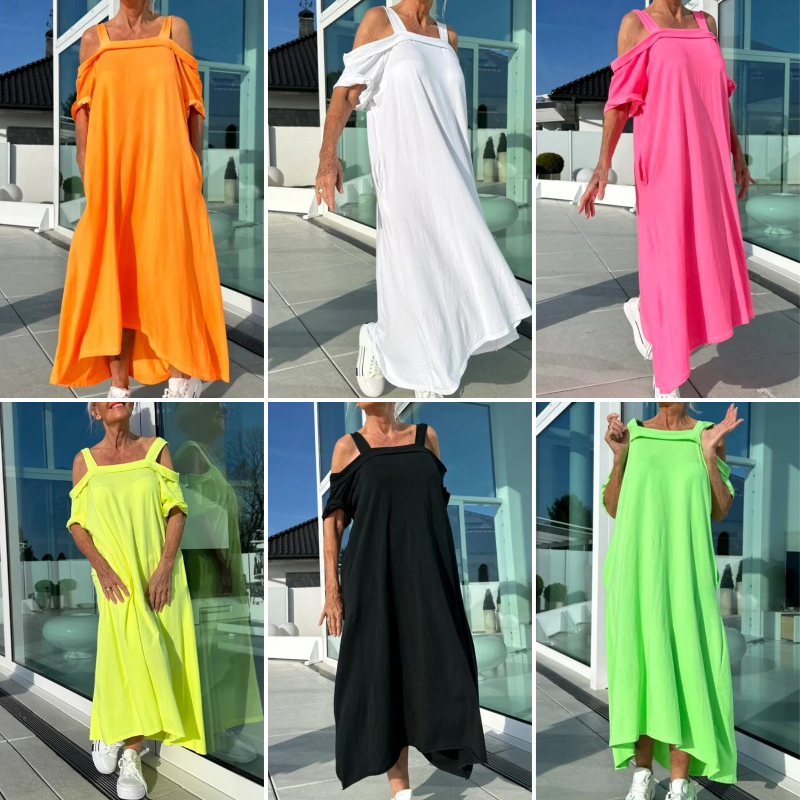 EleganceBreeze – maxi-jurk | 50% korting