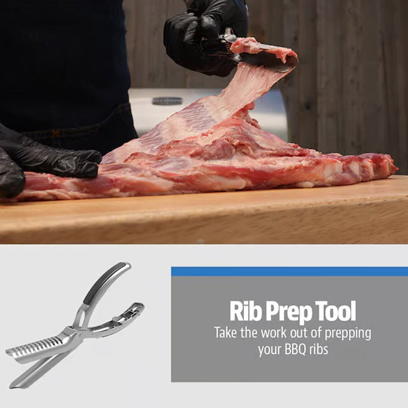GrillMasterPro™ roestvrijstalen BBQ tang - Perfecte grip voor ribbetjes & meer | 1+1 GRATIS