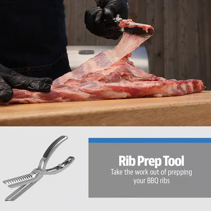 GrillMasterPro™ roestvrijstalen BBQ tang - Perfecte grip voor ribbetjes & meer | 1+1 GRATIS