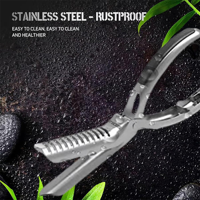 GrillMasterPro™ roestvrijstalen BBQ tang - Perfecte grip voor ribbetjes & meer | 1+1 GRATIS