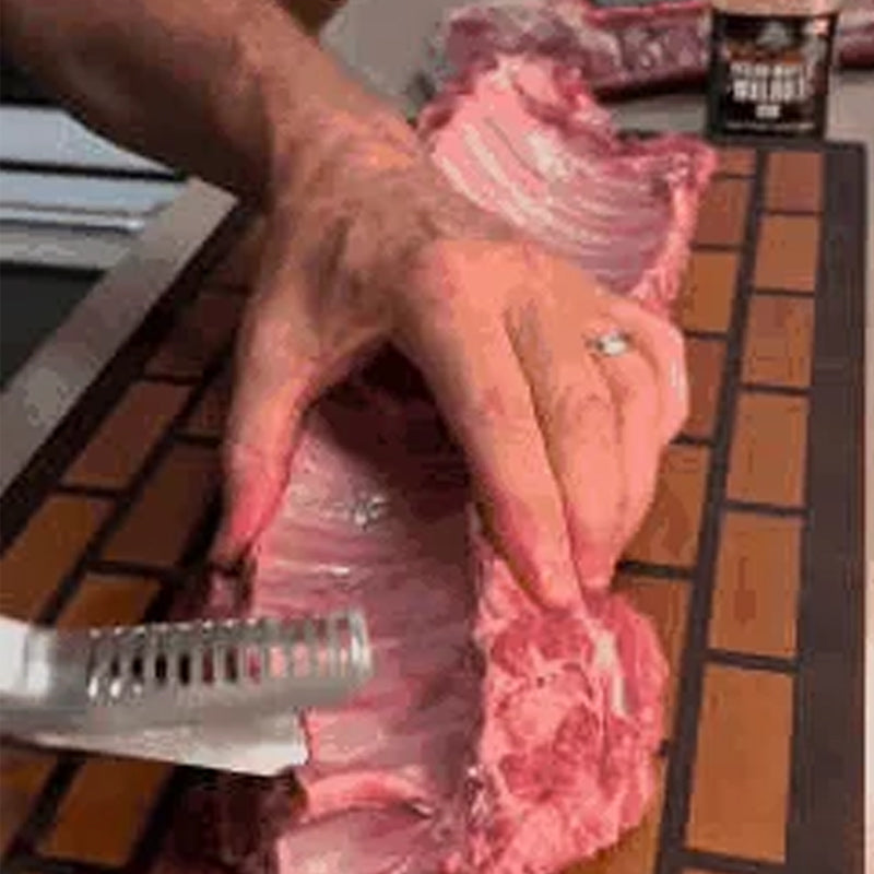 GrillMasterPro™ roestvrijstalen BBQ tang - Perfecte grip voor ribbetjes & meer | 1+1 GRATIS