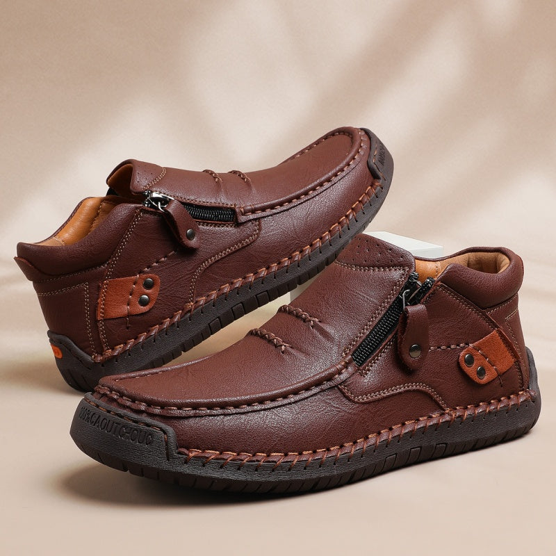 Jacob – Retro-geïnspireerde PU herenschoenen