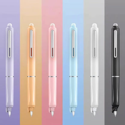 InkFlow™ – Intrekbare Vulpen met Soepele Inkt en Elegant Design | 1+1 GRATIS