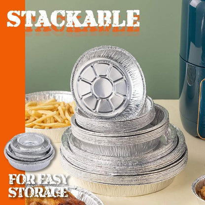 Foilpro 50 stuks – Oliebestendige aluminiumfolie blikken