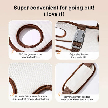 PawVoyage™ – Tragbarer & atmungsaktiver Haustier-Rucksack für stressfreies Reisen