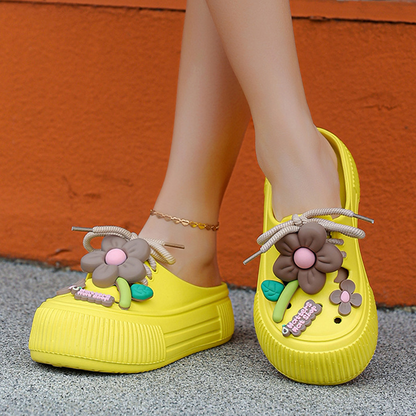 BreezeBloom™ Luchtige Pantoffels met Bloemendecor | 1+1 GRATIS