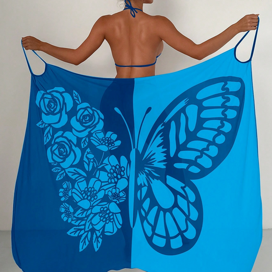 ButterflyWrap™ – Strandjurk en handdoek voor dames in 1