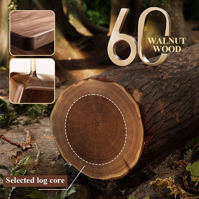 WallNutGrip™ – Doucheplank van walnoot met zuignap