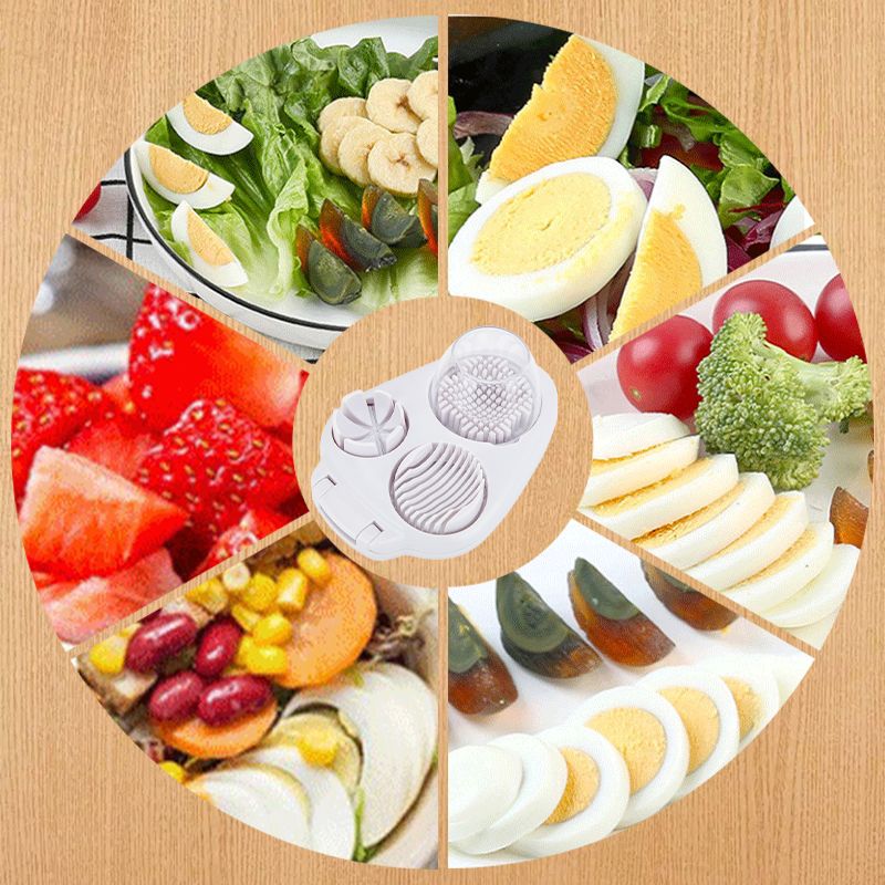 EggMaster™ 3-in-1 multifunctionele eiersnijder | 1+1 GRATIS