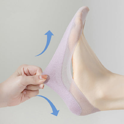 SilkyStep™ – Onzichtbare mesh bootsokken voor dames | 50% korting