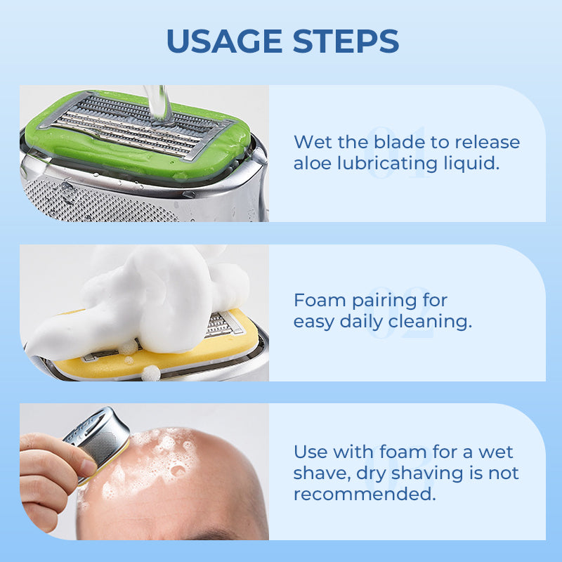 GlattKopf™ Handscheerapparaat voor kale hoofden | 1+1 GRATIS