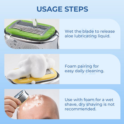 GlattKopf™ Handscheerapparaat voor kale hoofden | 1+1 GRATIS