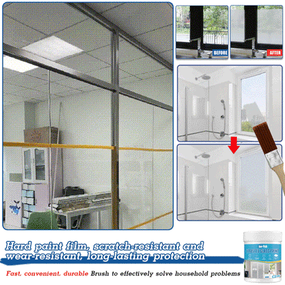 GlassGuard™ – Waterdichte matglasverf met kwast | 1+1 GRATIS